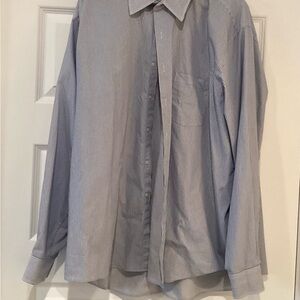 Van Heusen Men's Blue Pinstripe Dress Shirt